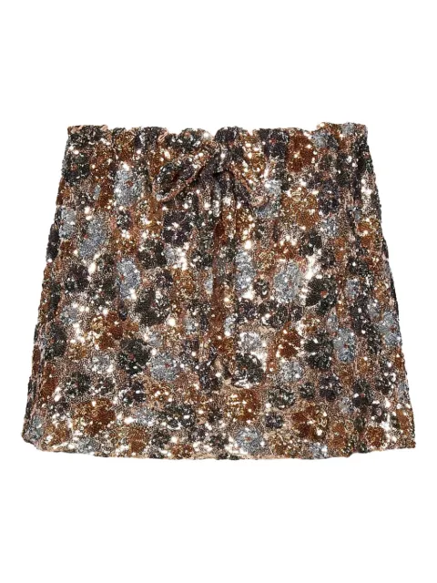 Nº21 sequin-embellished skirt