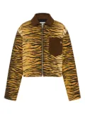 MOSCHINO JEANS animal-pattern jacket - Brown