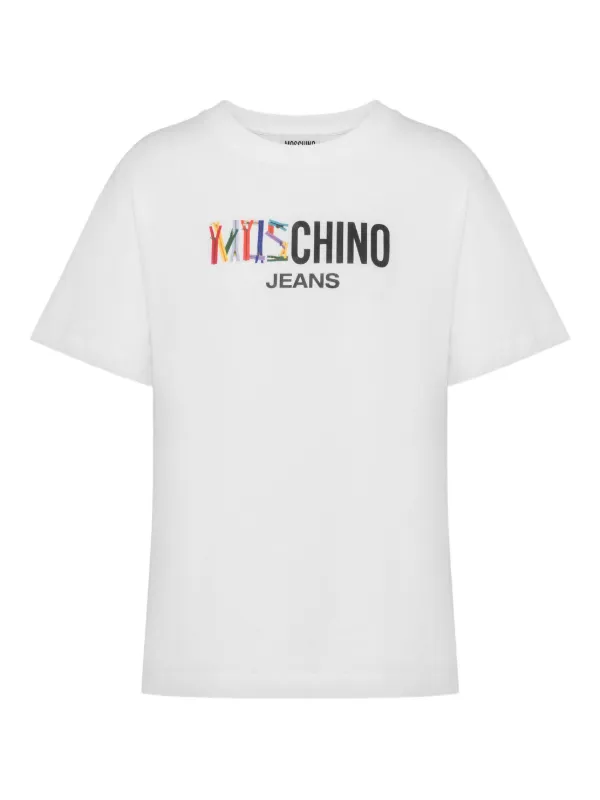 MOSCHINO JEANS Cotton T-shirt White FARFETCH