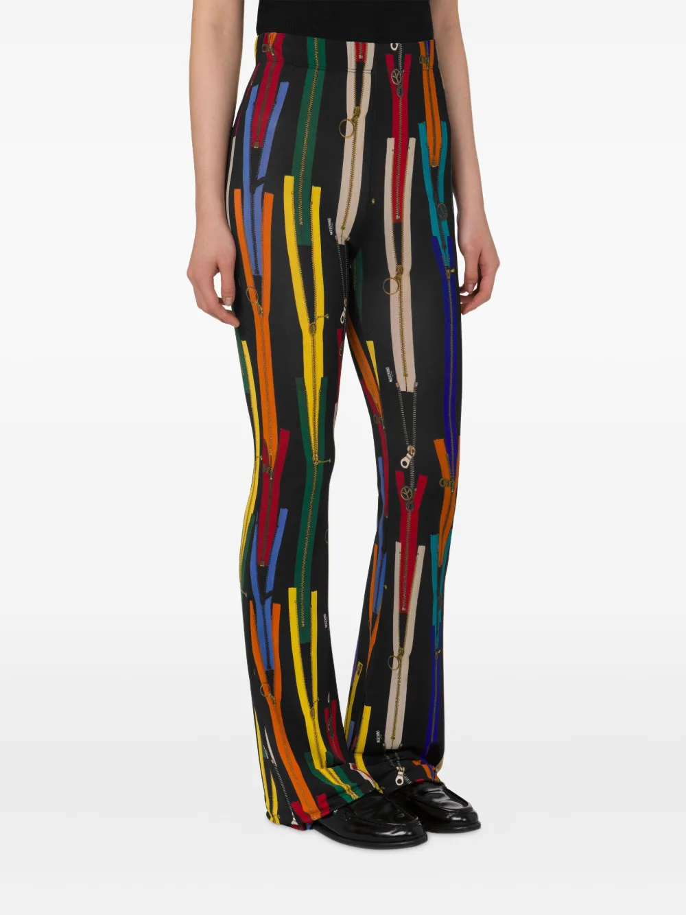MOSCHINO JEANS flared trousers - Zwart