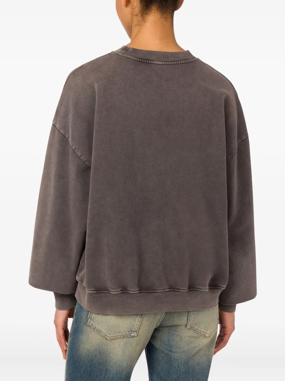 MOSCHINO JEANS Sweater met logoprint Grijs
