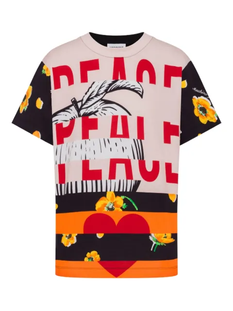 MOSCHINO JEANS graphic-print T-shirt