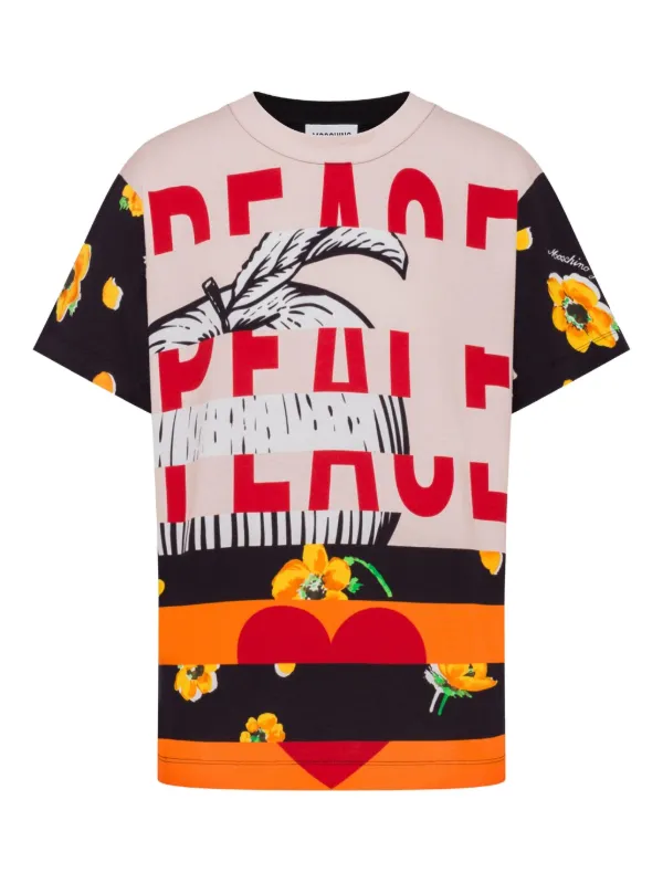 MOSCHINO JEANS グラフィックTシャツ MOSCHINO JEANS グラフィック Tシャツ | ブラック | FARFETCH JP