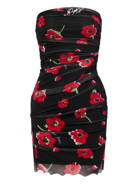 MOSCHINO JEANS vestido corto estilo strapless