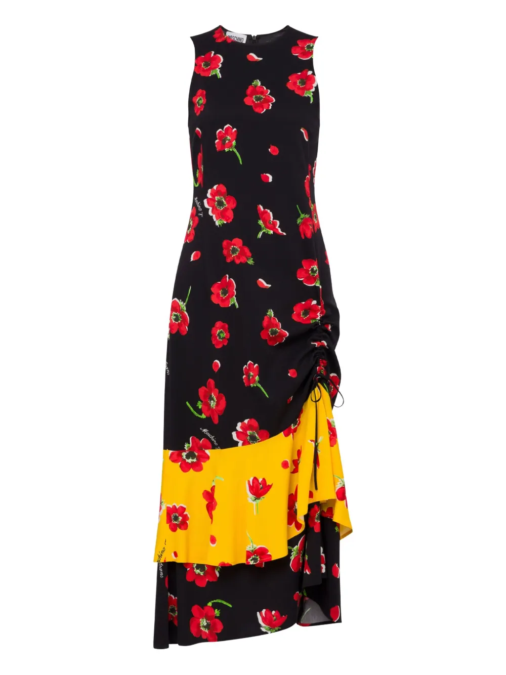 MOSCHINO JEANS Abito con stampa a fiori | nero | Image 1