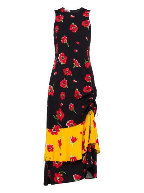 MOSCHINO JEANS floral-print dress 