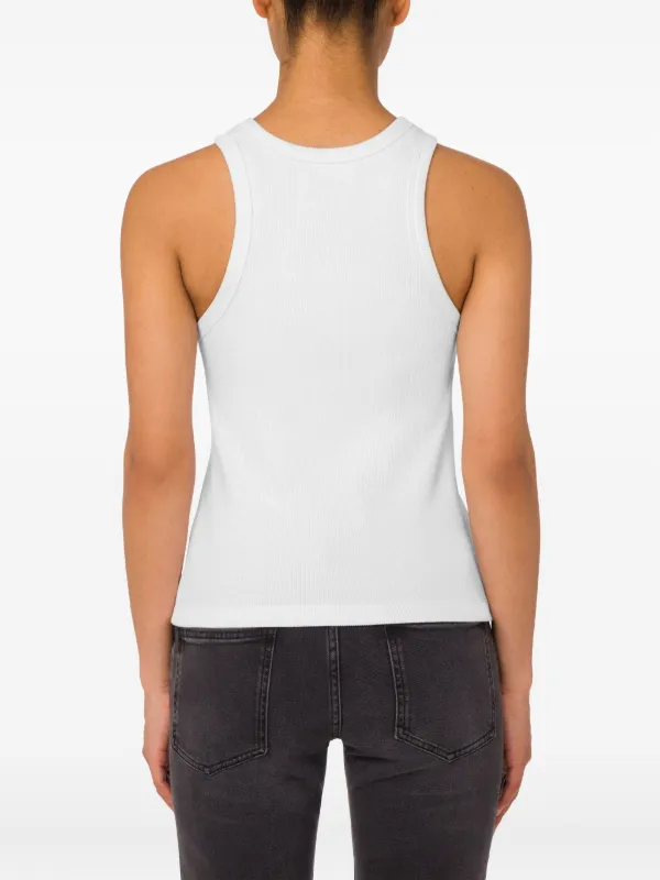 MO5CH1NO JEANS ホワイトタンクトップ MOSCHINO JEANS タンクトップ | ホワイト | FARFETCH JP