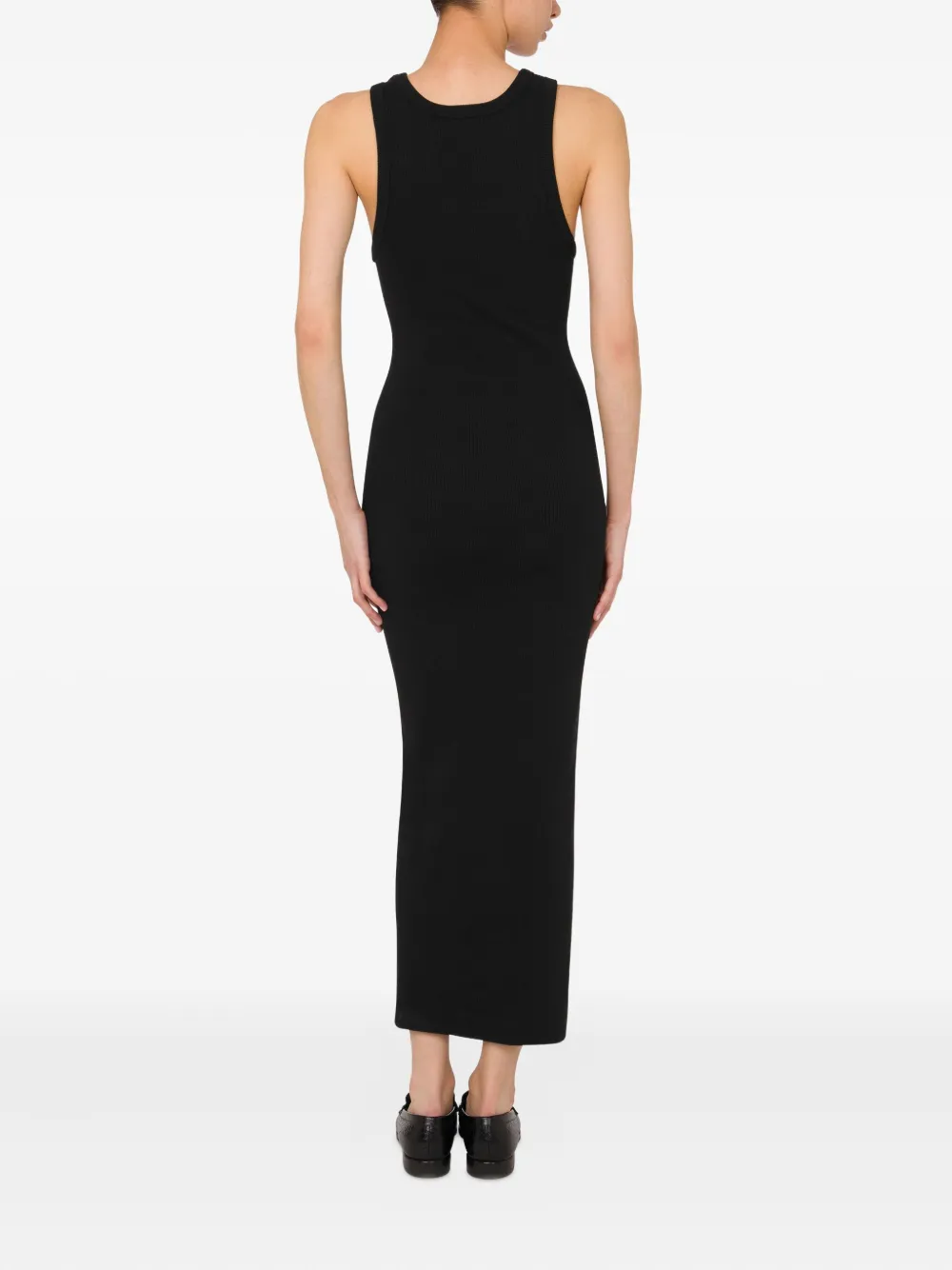 MOSCHINO JEANS Katoenen midi-jurk Zwart