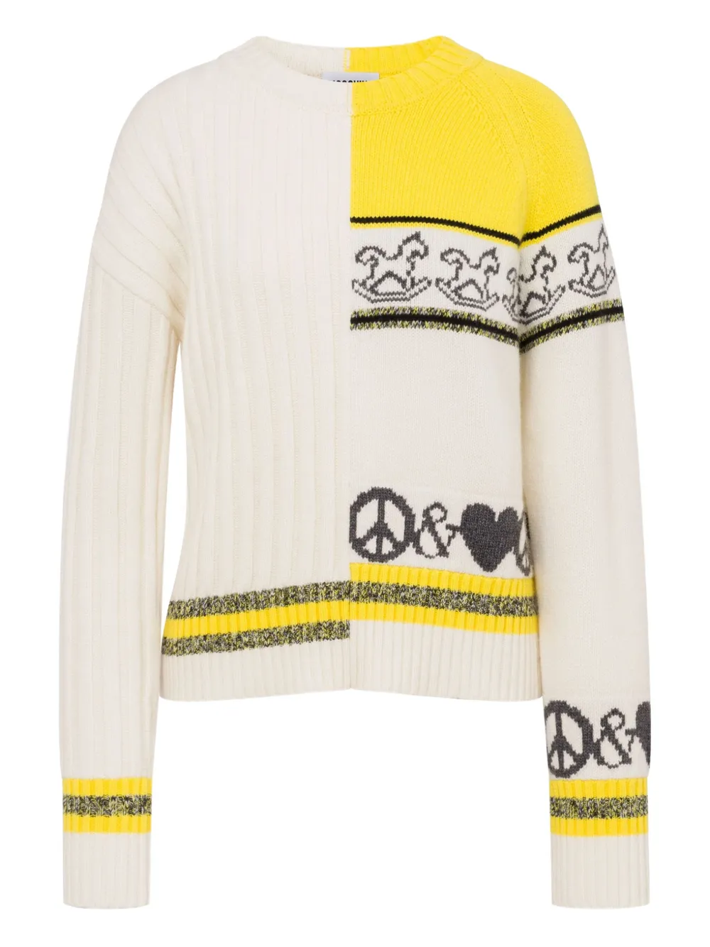 MOSCHINO JEANS patterned jumper | blanco | Image 1