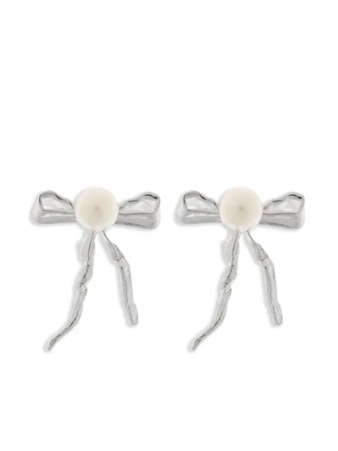 Marni bow-motif earrings