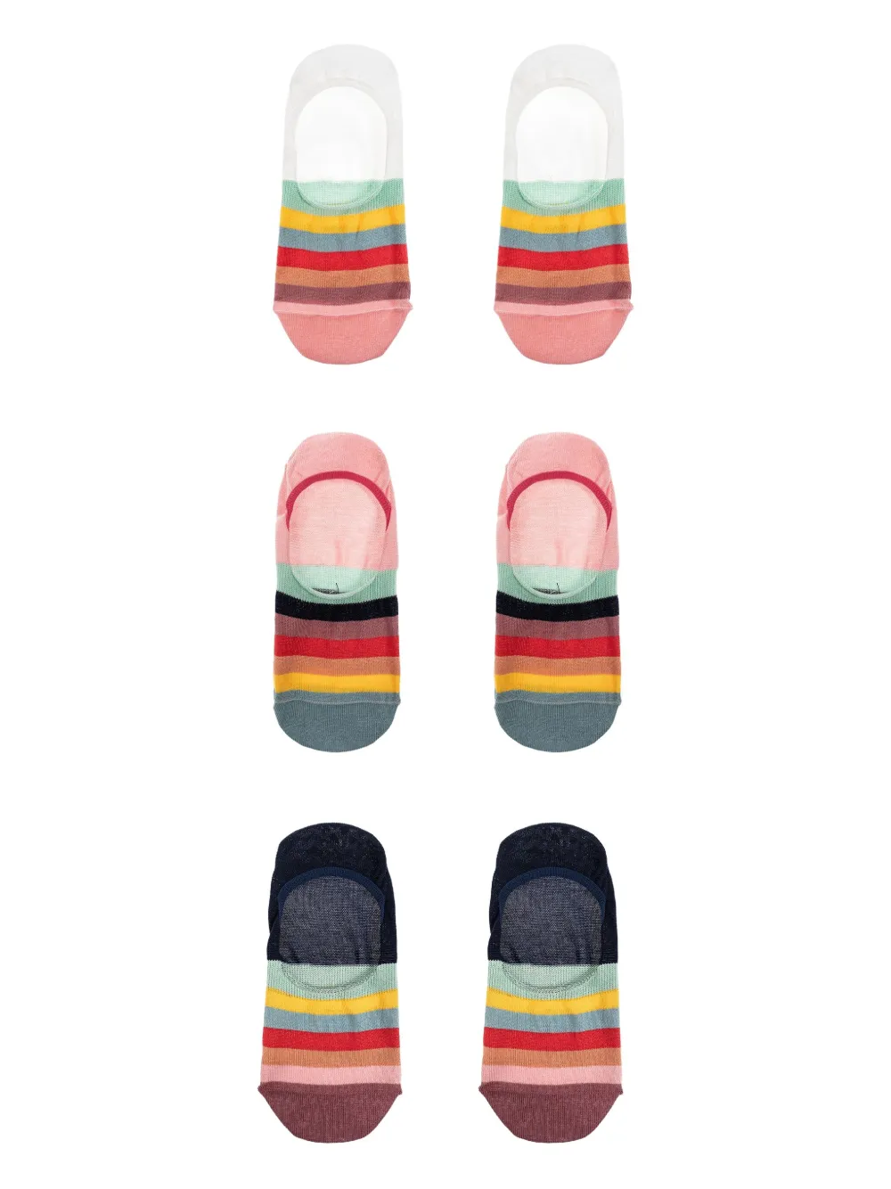 Paul Smith calcetines con motivo de rayas (pack de 6) | blanco | Image 1