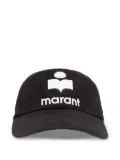 MARANT cotton cap - BLACK ECRU