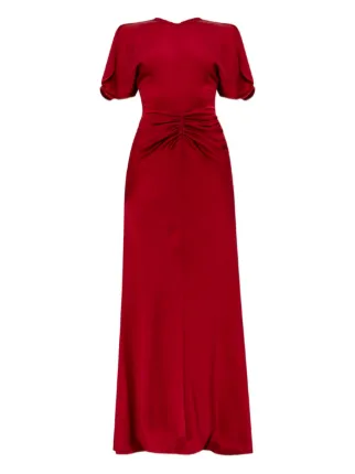 green emerald velvet dress Midi-length Victoria Beckham Dress – Petite Chérie main image 0