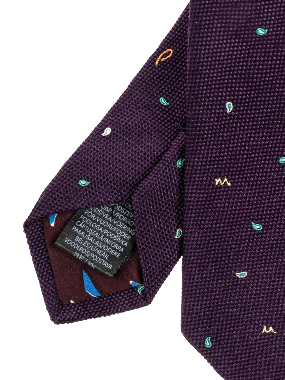 Paul Smith silk tie - Paars