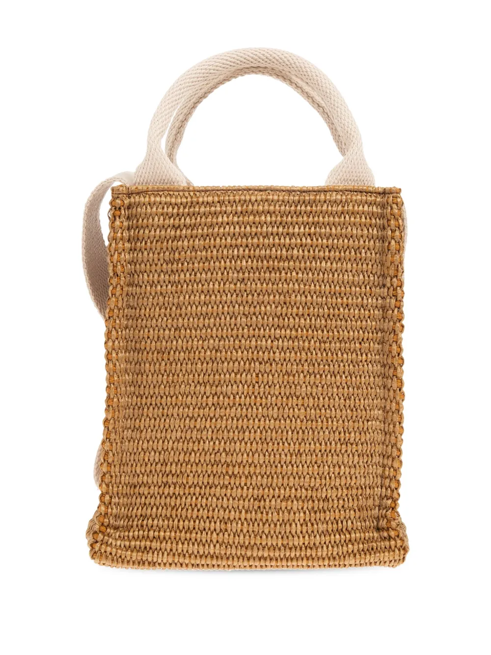 Marni Geweven shopper Beige