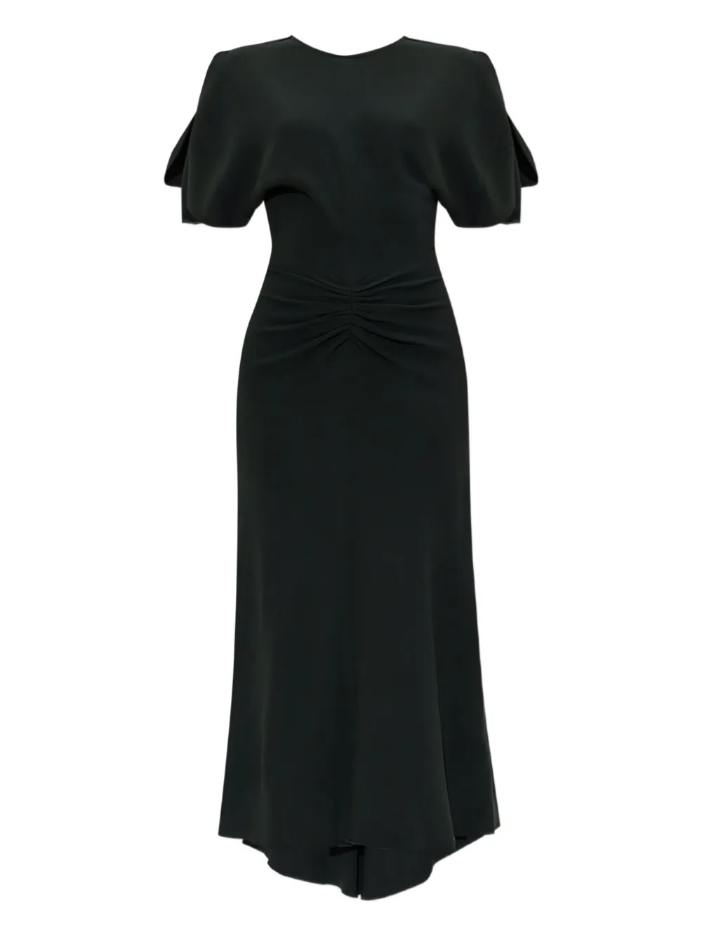 Victoria Beckham Jurk met pofmouwen Groen
