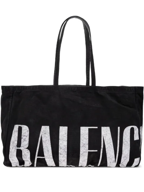 Balenciaga logo印花托特包