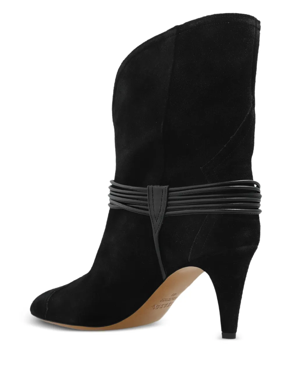 ISABEL MARANT leather ankle boots Black