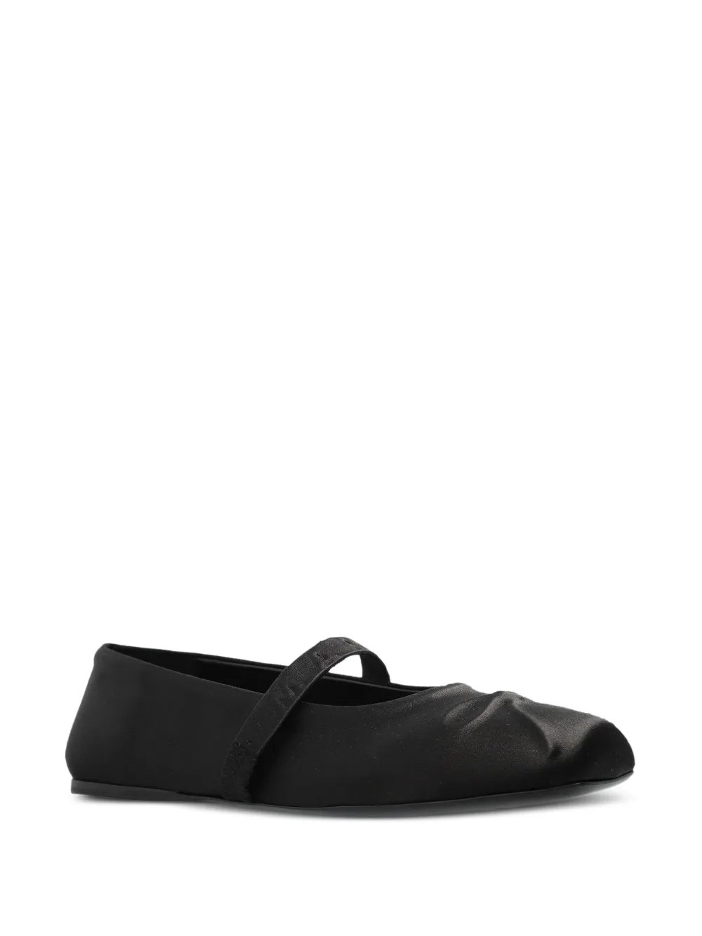 Marni leather ballet flats - Zwart