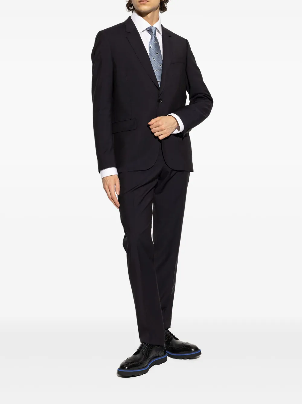 Paul Smith leather derby shoes Black