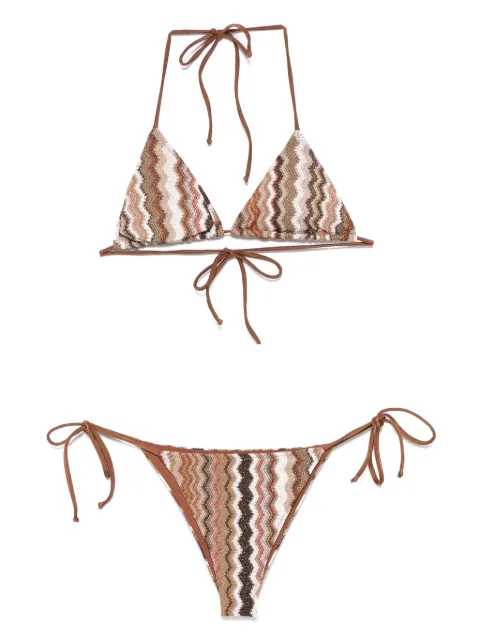 MC2 Saint Barth zigzag-motif bikini