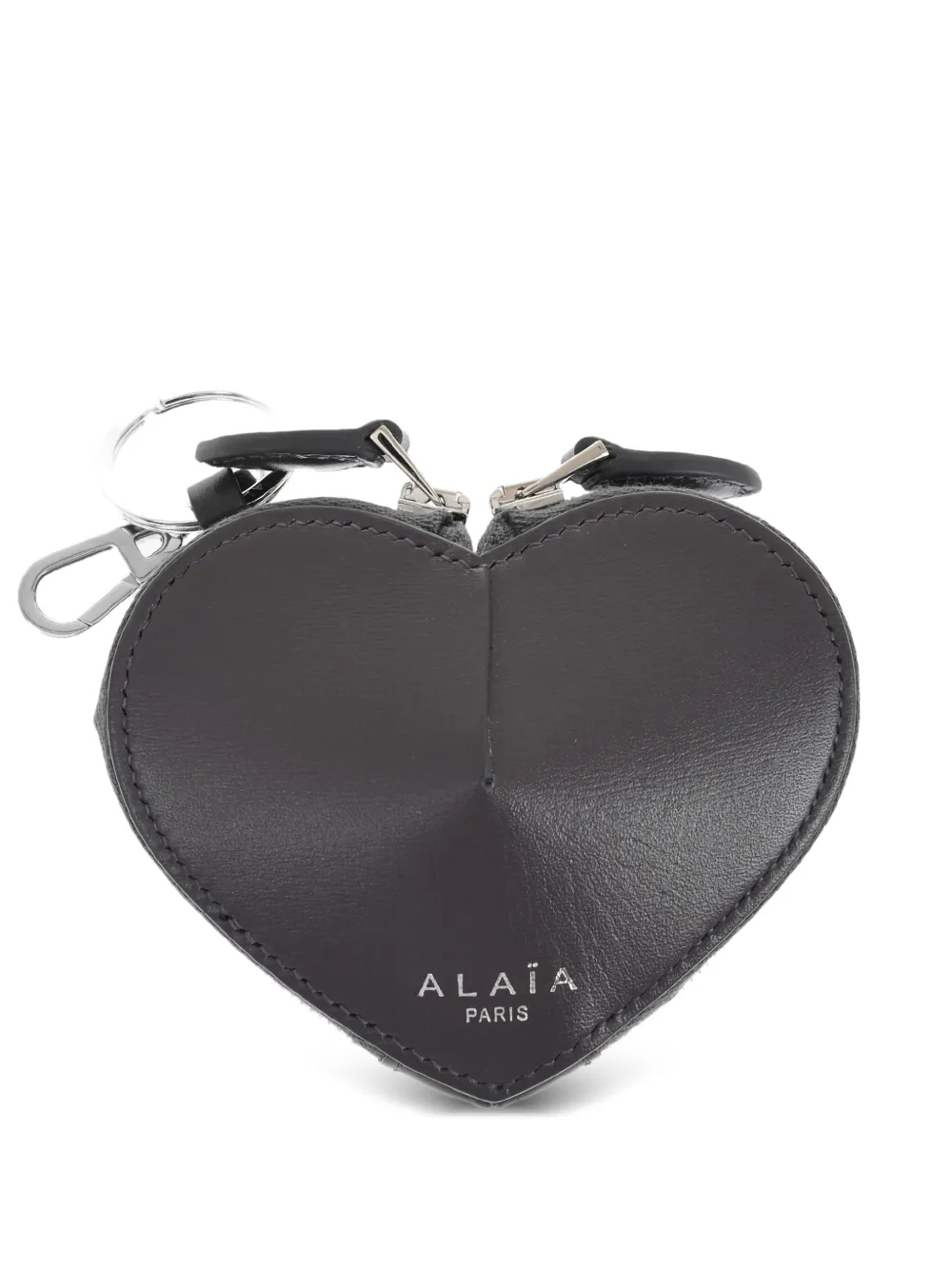 Alaïa heart-shaped zipped wallet | Black | Image 1