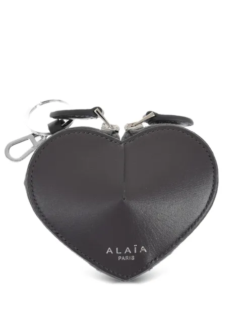 Alaïa heart-shaped zipped wallet