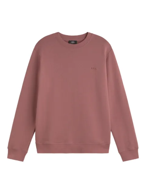 A.P.C. sudadera con logo bordado