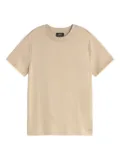 A.P.C. logo-embroidered T-shirt - Neutrals