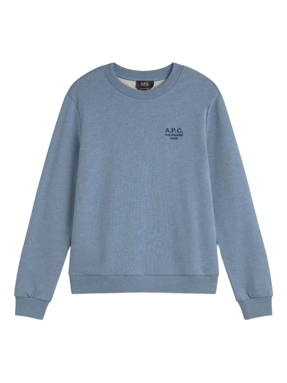 A.P.C. Rue Madame スウェットシャツ - ブルー A.P.C. Rue Madame スウェットシャツ - ブルー