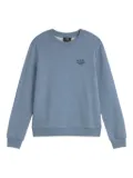 A.P.C. Rue Madame logo-embroidered sweatshirt - Blue