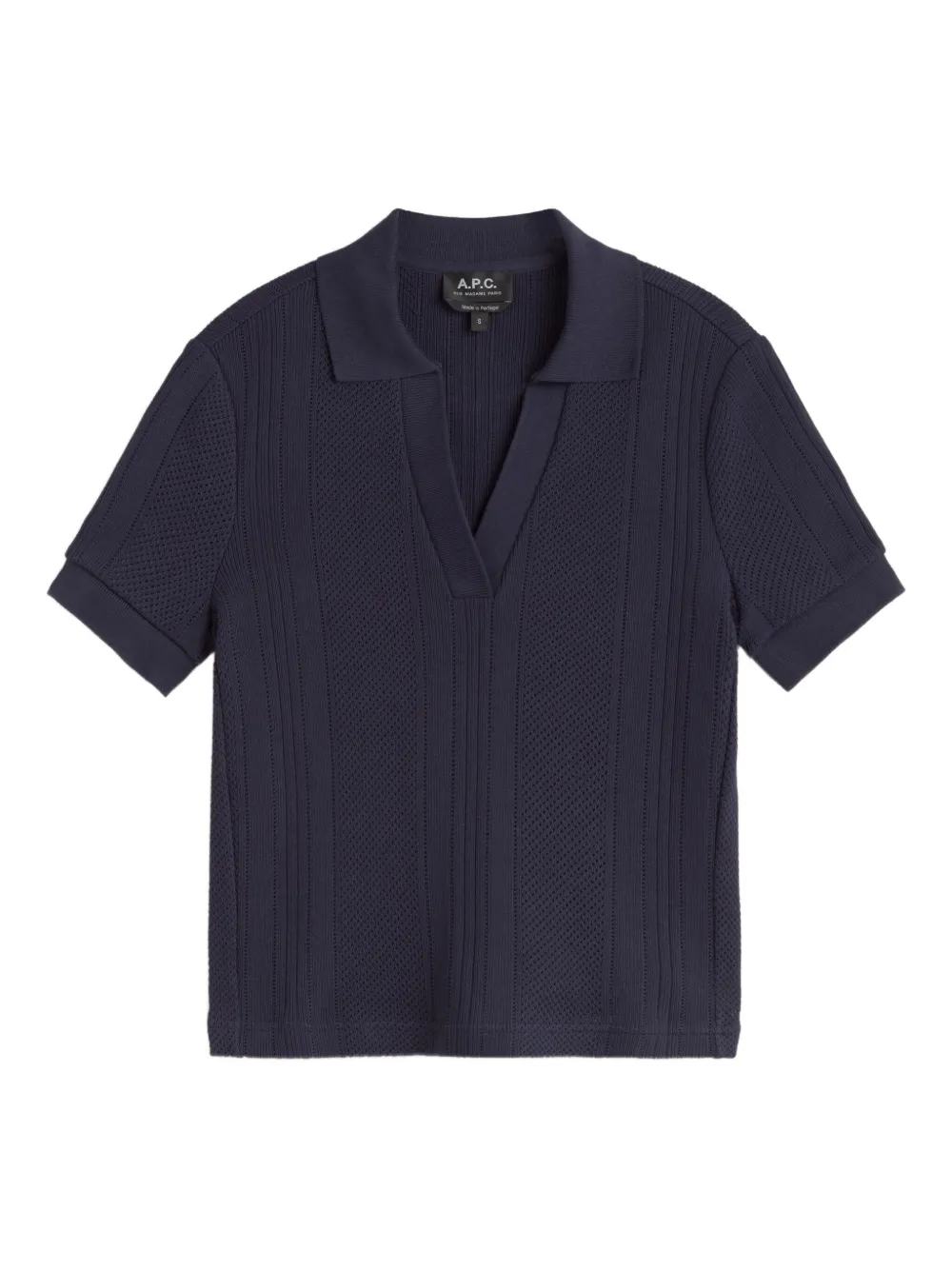 A.P.C. Opphélia ポロネック Tシャツ - ブルー A.P.C. Opphélia ポロネック Tシャツ - ブルー