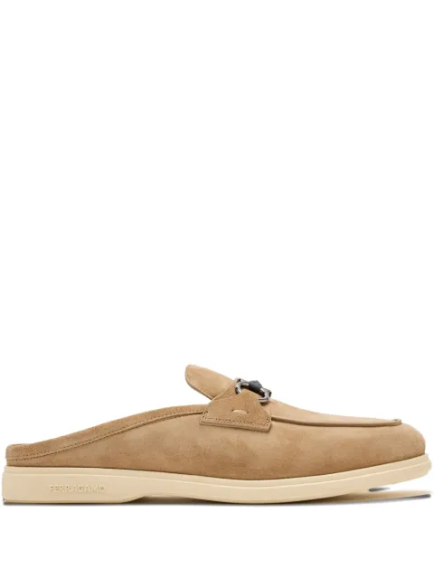 Ferragamo suede mules