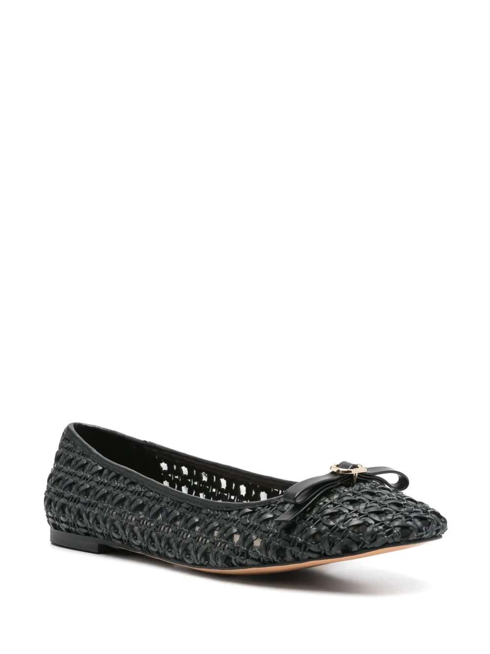 TWINSET leather ballet flats - Zwart