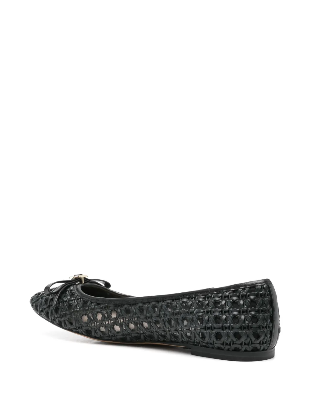 TWINSET Leren ballerina's Zwart