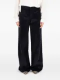 Société Anonyme corduroy-texture trousers - Blue