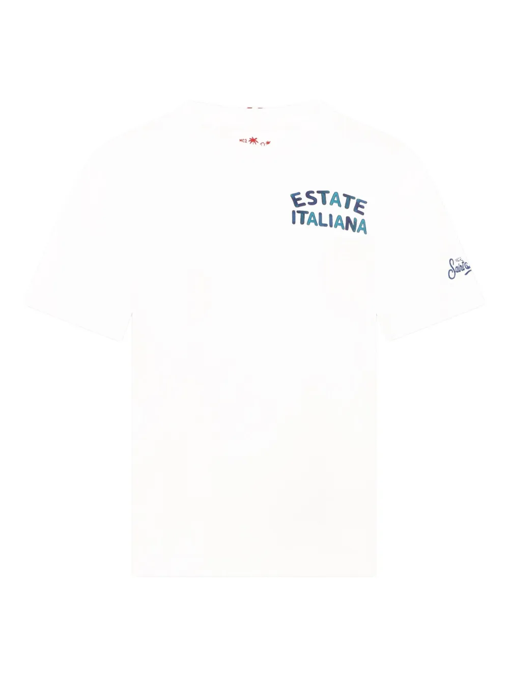MC2 Saint Barth Kids playera de algodón | blanco | Image 1