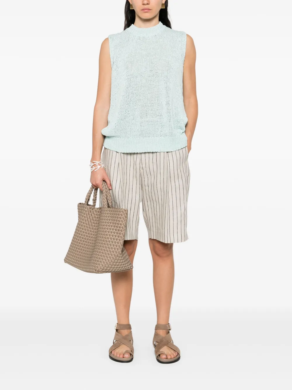Roberto Collina cotton-blend top - Blauw