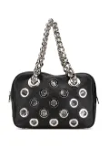 Prada Pre-Owned 2000-2024 Vitello Daino Grommet Chain handbag - Black