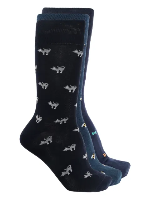 Paul Smith calcetines tejido en intarsia