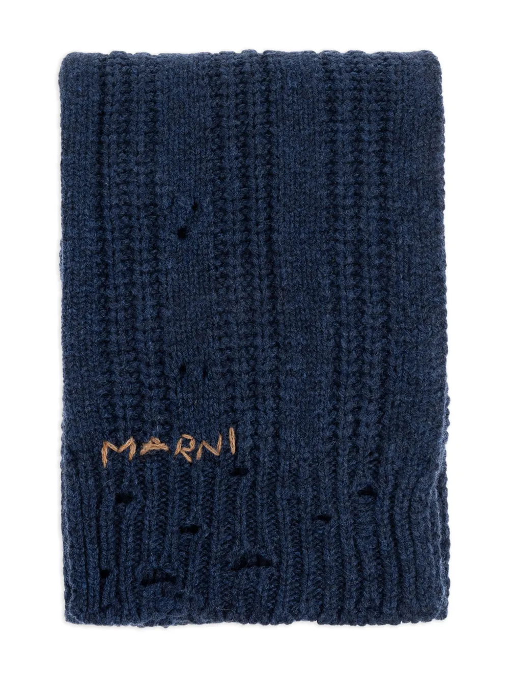 Marni chunky-knit scarf | Blue | Image 1