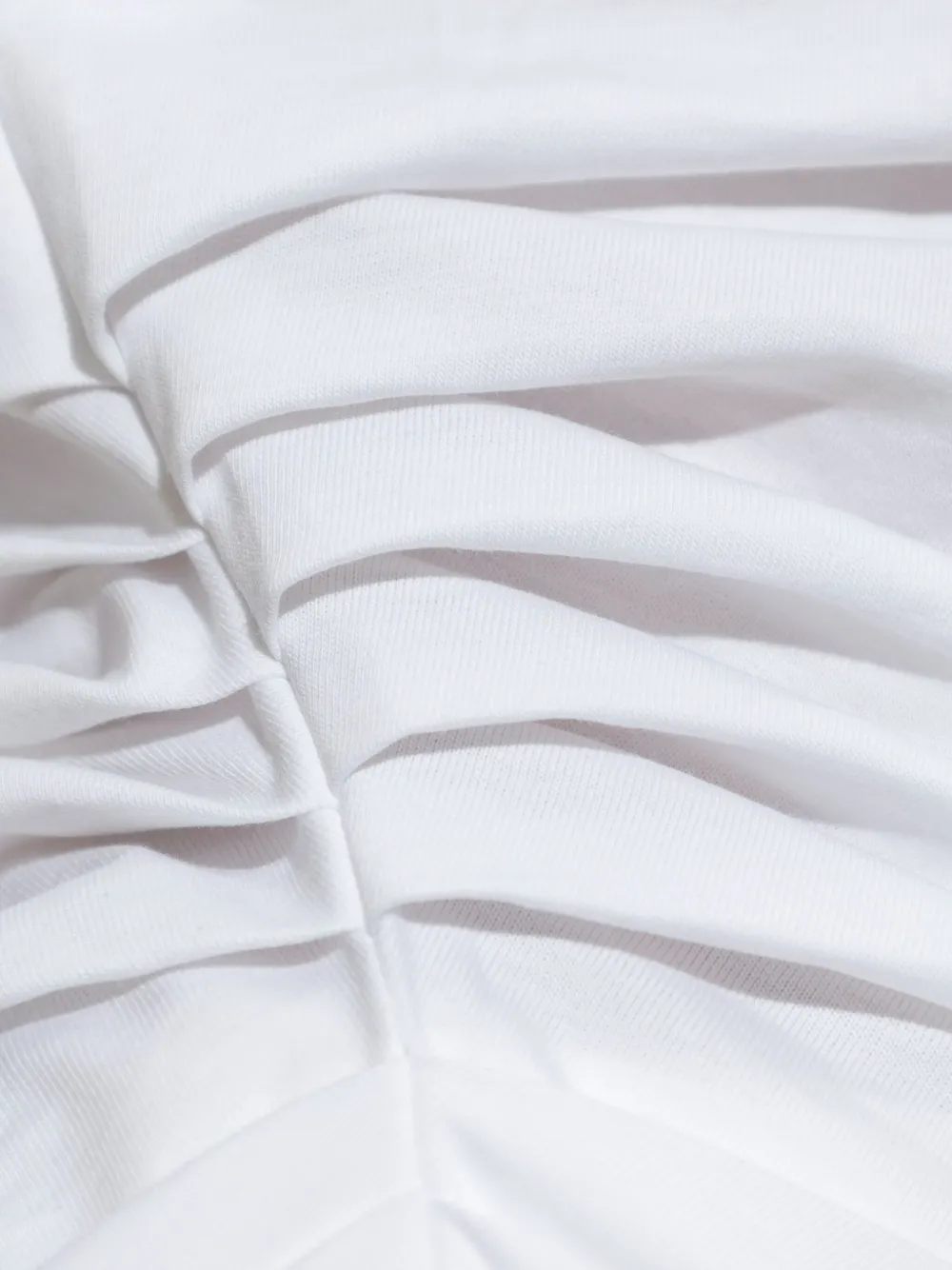 Victoria Beckham T-shirt met ruches Wit
