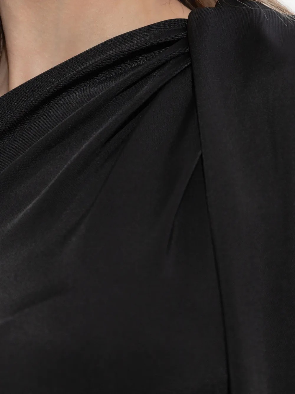 Victoria Beckham Asymmetrische top Zwart