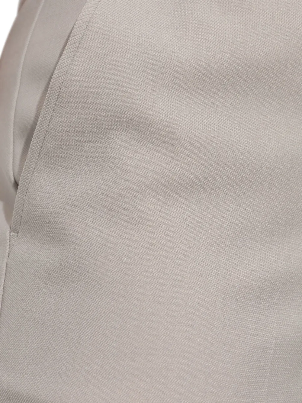 Victoria Beckham Pantalon met wijde pijpen Beige