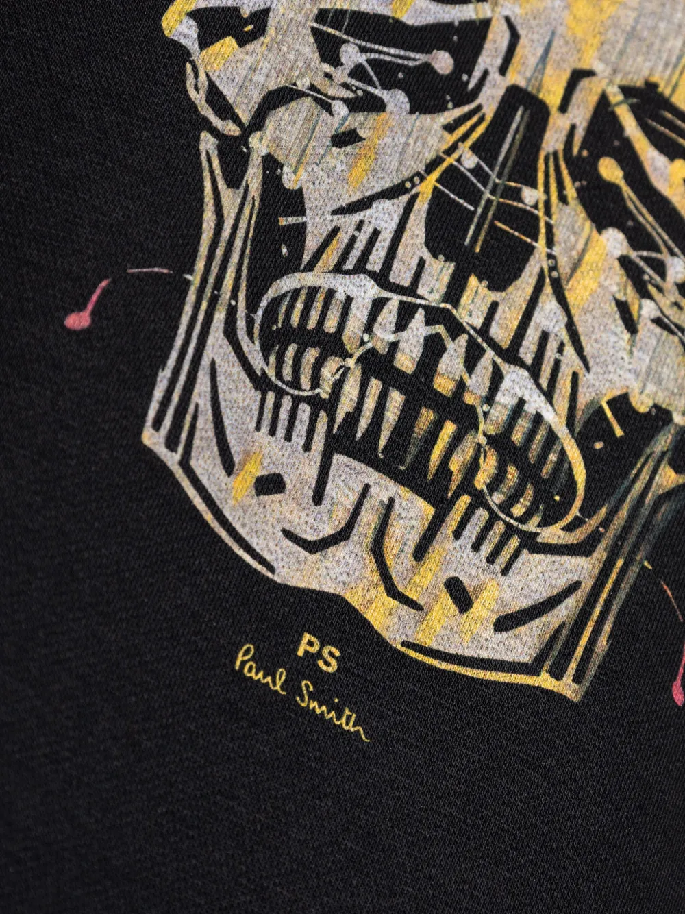 PS Paul Smith Sweater met doodskopprint Zwart