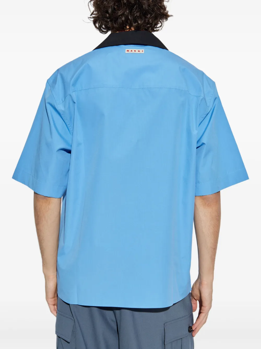 Marni Katoenen overhemd Blauw