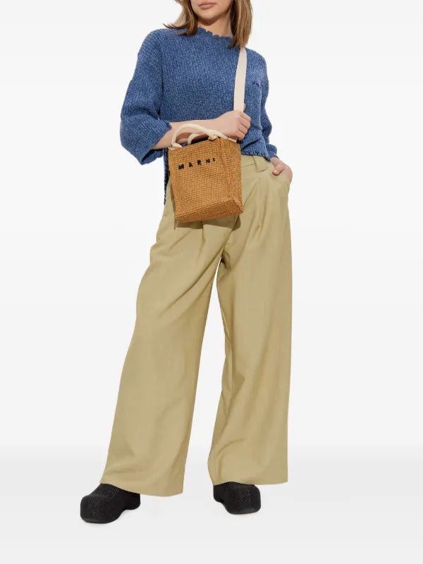 Marni Virgin Wool Sweater | Blue | FARFETCH