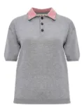 Marni jersey polo top - Grey