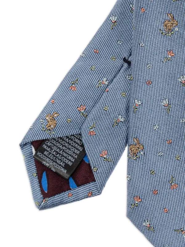 【美品】Paul Smith ブランドネクタイ　シルク　ブルー Paul Smith シルク ネクタイ | ブルー | FARFETCH JP
