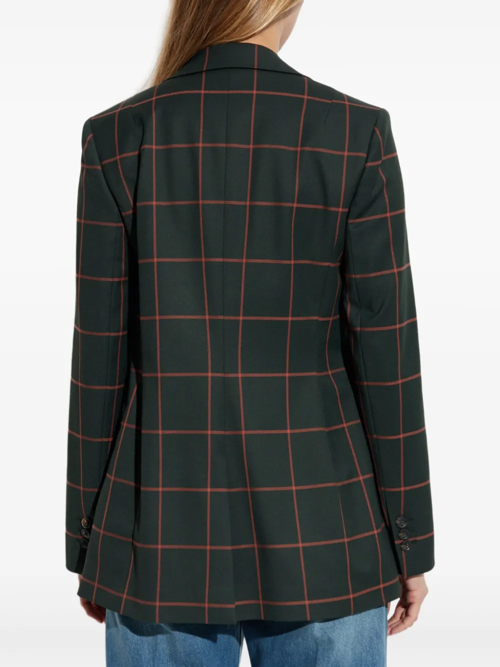 PS Paul Smith Geruite blazer Groen